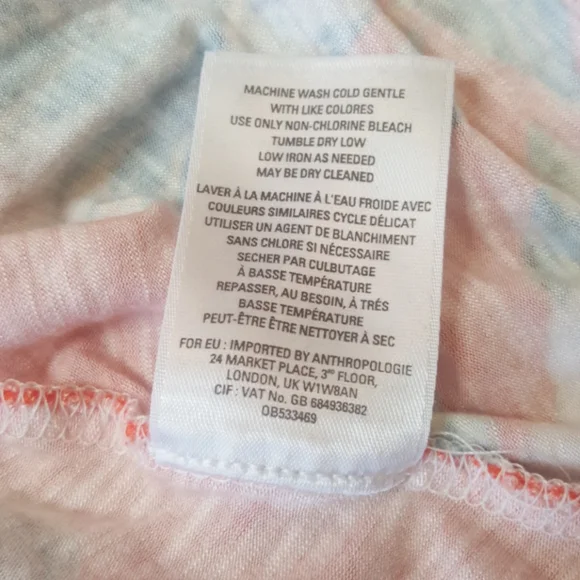 Anthropologie Akemi + Kin Gardenia Floral Tank Sz M - Picture 7 of 9